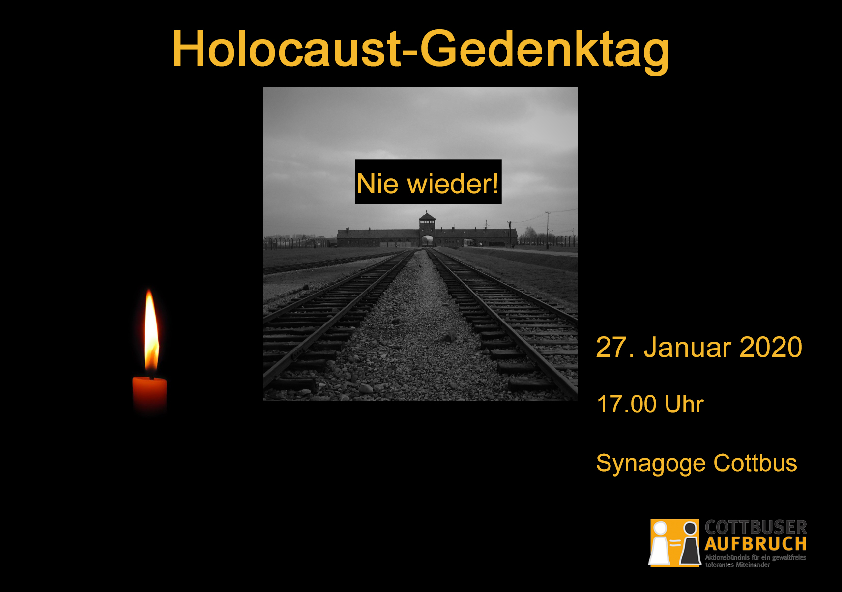Holocaust Gedenktag 2020 CB