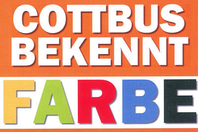 Cottbus bekennt auch im Jahr 2015 Farbe