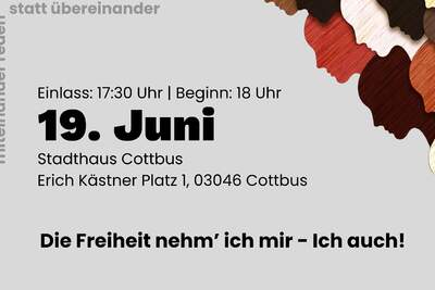 Kulturvoll Streiten #3 Die Freiheit nehm' ich mir – Ich auch!