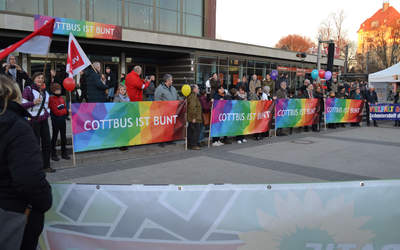 Cottbus ist Bunt am 15. Februar 2019