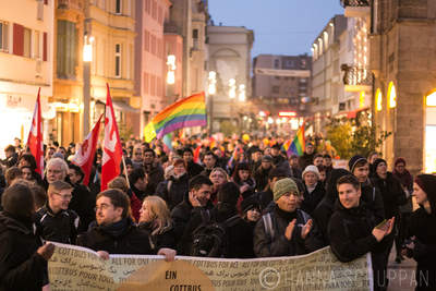 Cottbus hat wieder Farbe bekannt! Danke Cottbus!