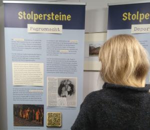 Ausstellung &quot;Stolpersteine&quot; des Stadtmuseums Cottbus